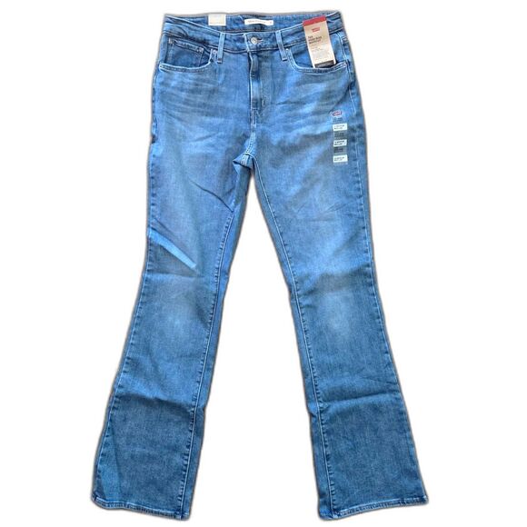 Levi's Denim - NWT Levis 725 Light Blue High Rise Boot Cut Women 12 31x32 Tribeca Sun Jeans